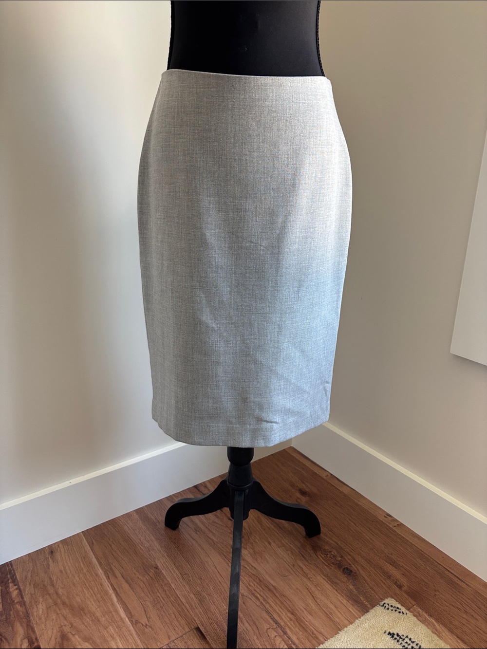 Talbots Light Gray Pencil Skirt
